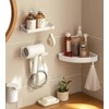 SUPTEC Universal Hair Dryer Holder, Blow Dryer Hanger Wall Mount
