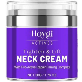 Grospe Neck Firming Cream - Tighten & Lift Neck Cream, Anti-Aging Neck Cream for Tightening and Wrinkles for an Even Skin Tone and Neck Lift - With Pro-Active Repair Firming Complex, 1.7 OZ