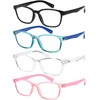 Blue Light Blocking Glasses for Kids UV Protection Girls Boys