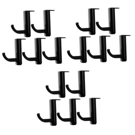 KONTONTY 15 Pcs Headset Stand Holder Hook Monitor Wall Mount Headphone Holder for Tidy Desk
