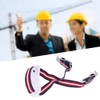 Hard Hat Chin Strap Safety Structure White Elastic Strap Removable