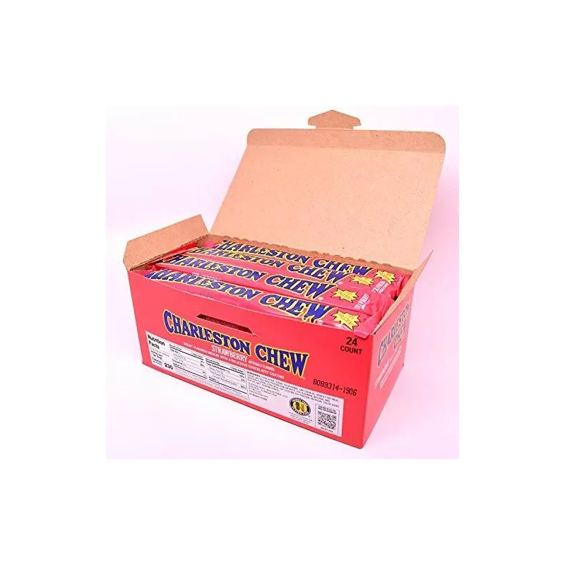 Tootsie Roll Charleston Chews, Strawberry, 1.875 Ounce Bars (Pack of