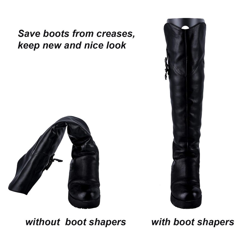 Ruisita 6 Pack (3 Pairs) Reusable Boots Tall Support Boot