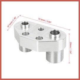 ACROPIX AC Compressor Adapter Fitting for Sanden SD7B10 7176 Aluminum Alloy Car Parts