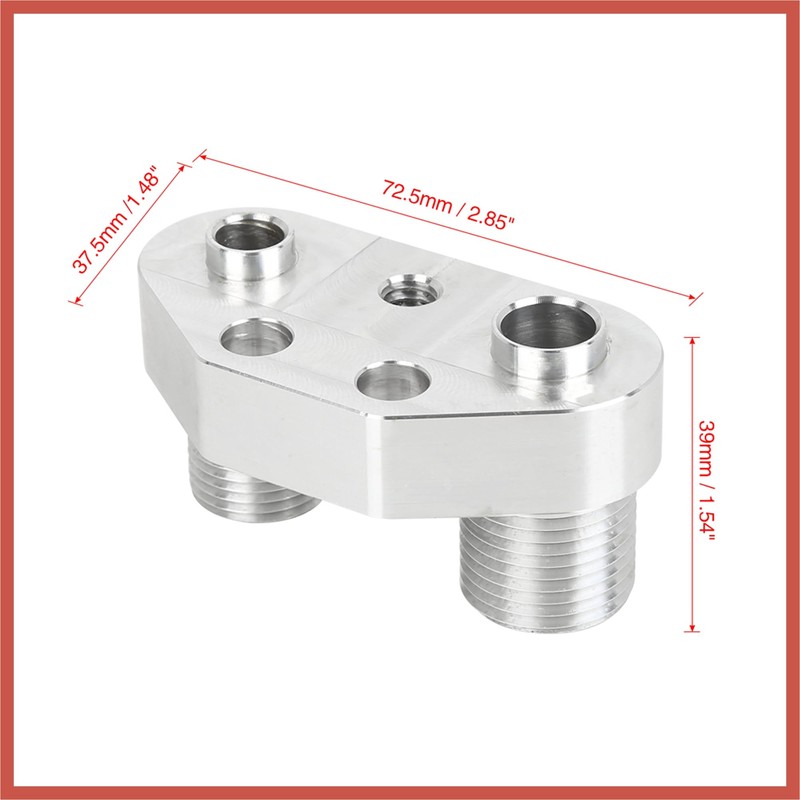 ACROPIX AC Compressor Adapter Fitting for Sanden SD7B10 7176 Aluminum