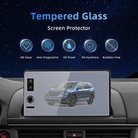 XJZSHLY Tempered Glass Screen Protector Foil Compatible with 2025 2024 2023 Honda Pilot EX-L/Elite/Trailsport/Touring 9 Inch Navigation Touchscreen Cover Accessories Protective Film 9H Anti-Fingerprint HD