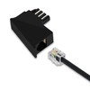 BIGtec TAE RJ11 Adapter TAE-F Male to RJ11 Female 6P4C