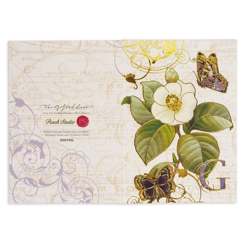 Punch Studio Greeting Card Set Pouch Box Initial