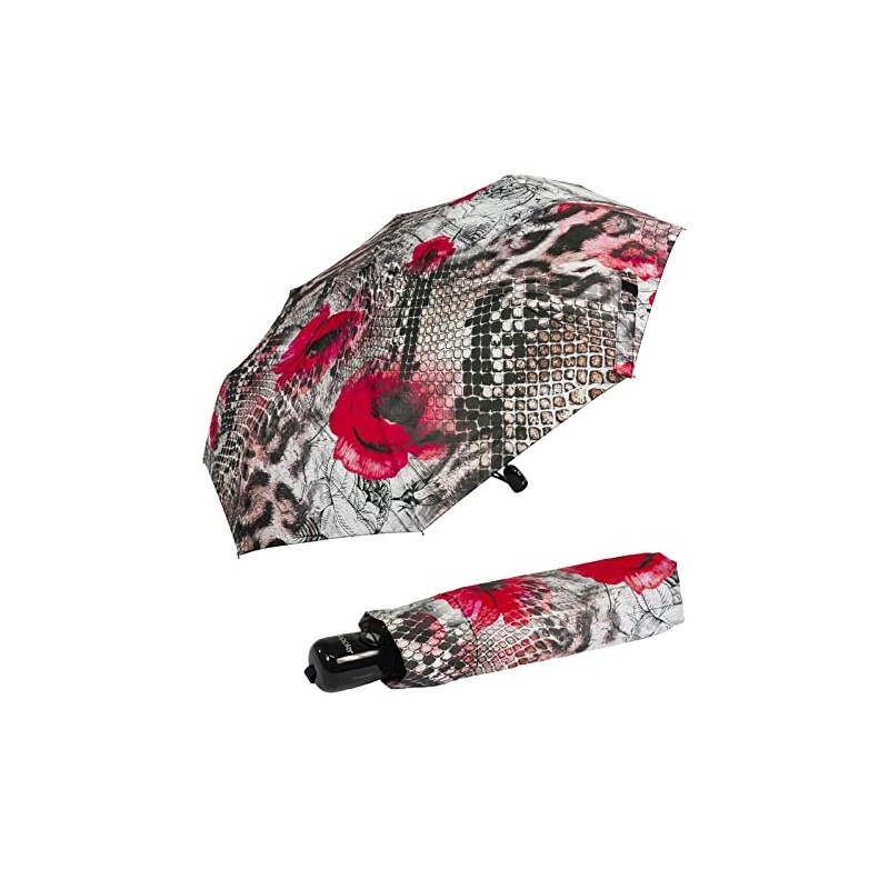 Doppler Women's Pocket Umbrella with Automatic Open/Close, serpent, Fashionable