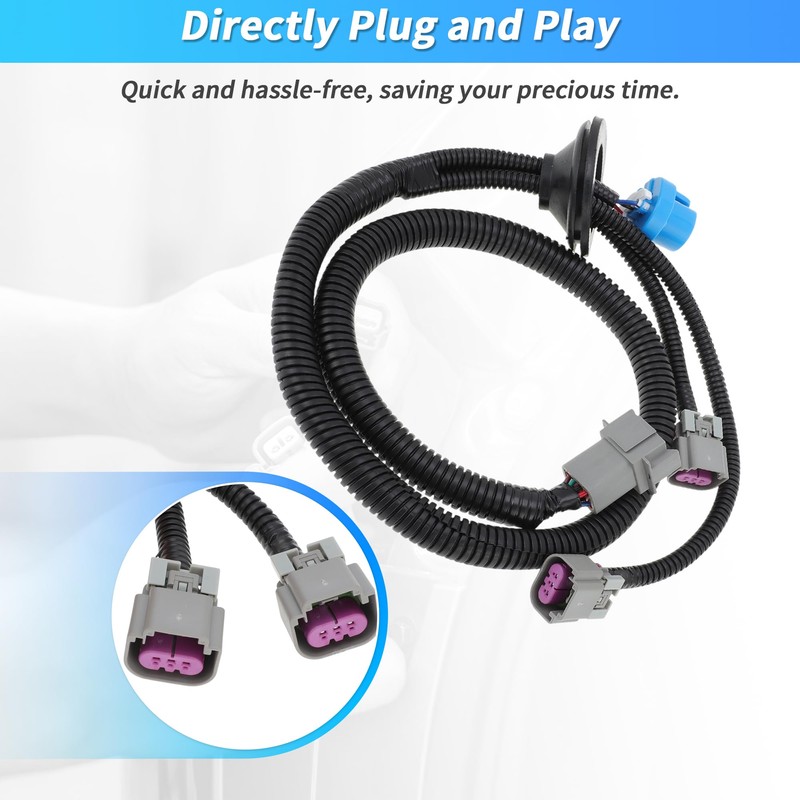 A ABSOPRO Headlight Harness for Peterbilt 386 2005-2015 for Peterbilt