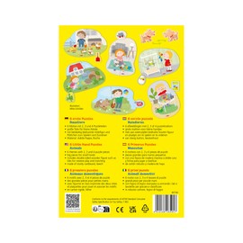HABA First Puzzles Pets, 6 Pieces, for Children from 2 Years, Learning Puzzles