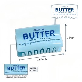 Butter Claw Clips, Realistic Butter Design Claw Clips for Women