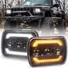 5x7 7x6 Headlights H6054 Headlights with Yellow Turn Signal White