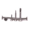 #10 x 3/4" Phillips Flat Head Sheet Metal Screws, Stainless