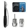 WATSABRO Bicycle Chain Whip with Sprocket Puller and Puller, Universal,