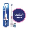 Oral-B Deep Clean Battery Powered Electric Toothbrush with Extra Heads