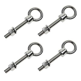 1/2" x 1-1/2" Shoulder Eye Bolts - Stainless Steel Type 316-4 Pack