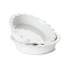 Miicol Ceramic Pie Pan Set of 2, 50 oz Ripple