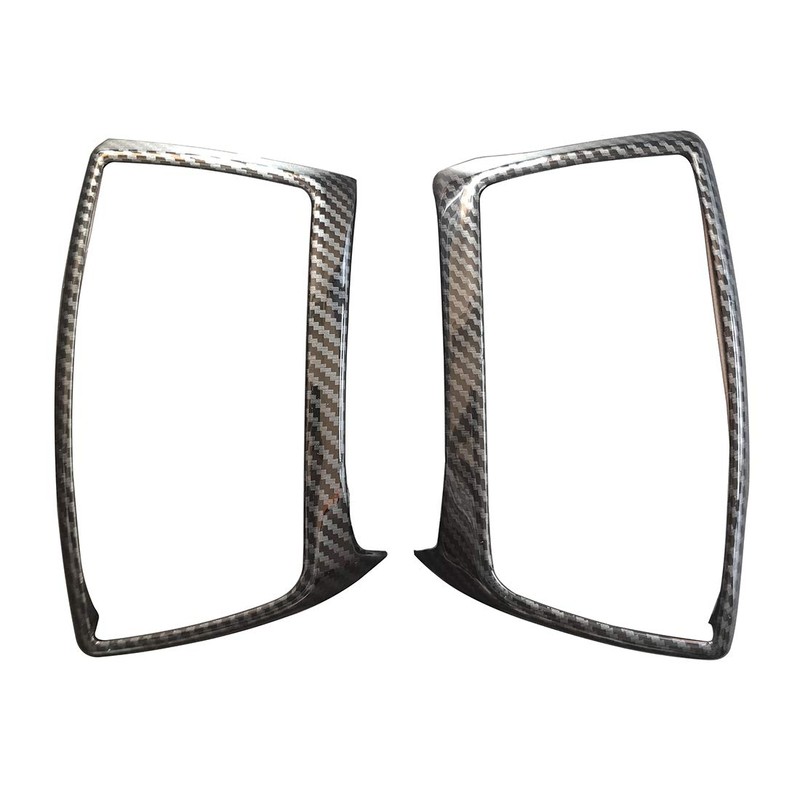 4pcs Carbon Fiber Color Air Conditioning Dashboard Vent Cover Fit