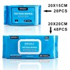3 Packs Cleansing Green Soap Tattoo Wipes 60 Count Tattoo