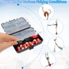 264pcs Fishing Accessories Kit, Fishing Bobbers Hooks Assortment, Terminal Tackle