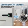 Fingerprint Door Knob, Keyless Entry Door Knob with 4 Ways