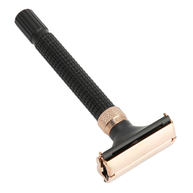 Shaving Handle Metal Safety Double Edge Reusable Shaving Long Handle
