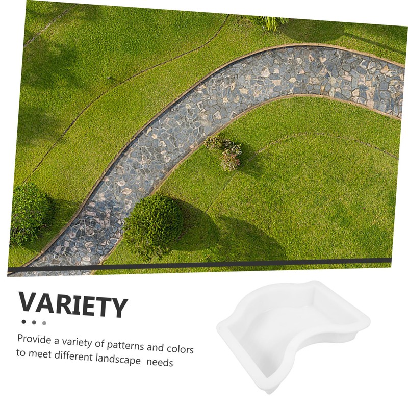 Kisangel Versatile Large Brick Molds Concrete Paver Molds Stepping Stone