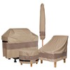 Duck Covers Elegant Waterproof 26 Inch W Stackable Patio Chair