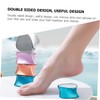 minkissy Double-sided Pedicure Exfoliator Tool Glass for Callus Removal and