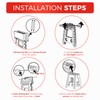 ACKO Folding Step Stool Foldable 16 Inch 400 lbs Capacity,