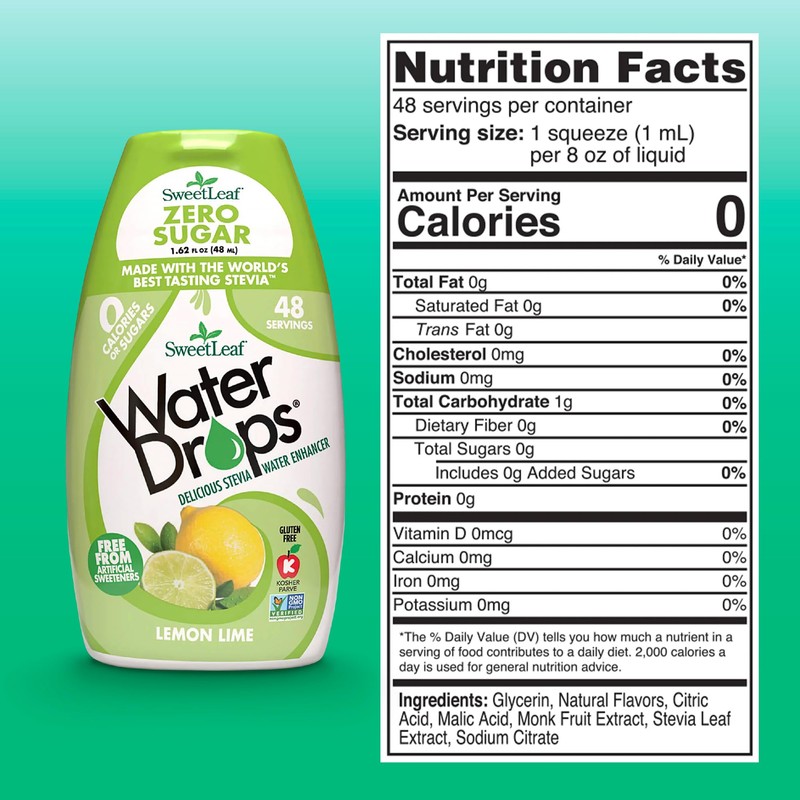 SweetLeaf Water Flavoring Drops- Stevia Water Enhancer, Sugar Free, Zero