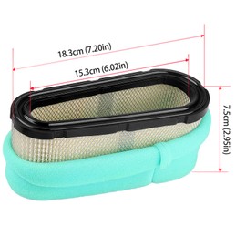 LOCOPOW Air Filter for Engines 2 Filters à Air 496894s 496894 for Stratton & Briggs 28270 691642 493909 272403s 5053b 5053d 5053h 5053k 5053k Replacement Prefilter 27240 3s 3s 272403 LG496894JD