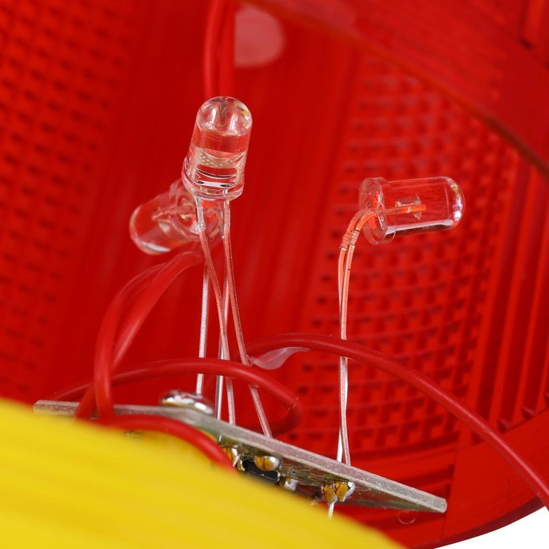 1 x Emergency Warning Flash Light, Solar LED Alarm Traffic