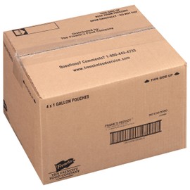 Frank's RedHot Original Buffalo Wings Sauce Pouch, 1 gal (Pack of 4)