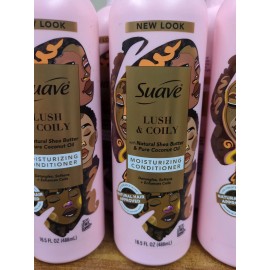 Suave 3 JUMBO Suave Lush & Coily Moisturizing Curl Conditioner 16.5oz Ea