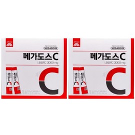 // Korea Eundan Megadose C Vitamin C 3000mg 120 packets / // 고려은단 메가도스C 비타민C 3000mg 120포 X 2박스