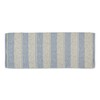 DII Woven Rugs Collection Recycled Yarn, Runner 2'3"x6', Stonewash Blue