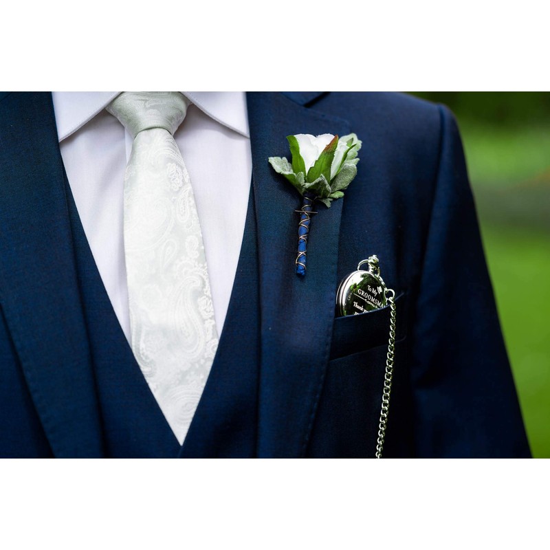 Groomsmen Gifts for Wedding – Engraved Groomsman Pocket Watch –