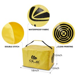 Golf Impact Bags OLE ANDIGO Cube Smash Bag Seam Reinforcement Golf Impact Bags， Waterproof and Durable Hitting Bag,Golf Swing Trainer for Swing Impact,Golf Gifts for Men