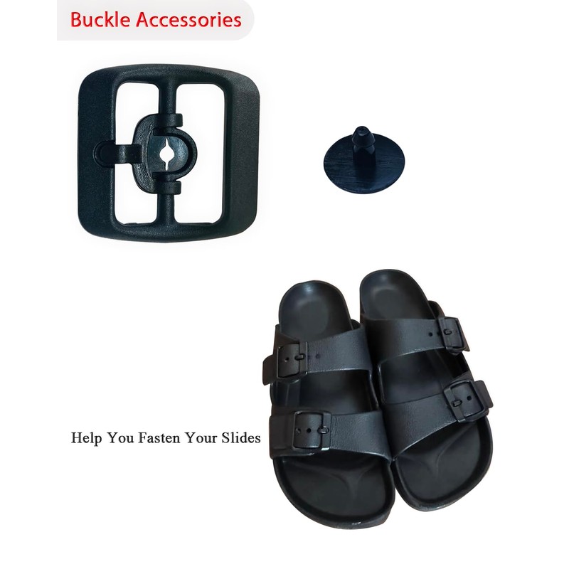 Lopau Replacement Buckle for Arizona Essentials Slide-On Sandal, Double Strap