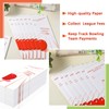Geyoga 25/50/100/150 Pcs Bowling League Envelopes Bulk Bowling Team Money