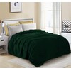 Utopia Bedding Forest Green Fleece Blanket California King Size Lightweight