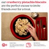 David's Cookies Cranberry Pistachio Biscuits Sweet Sampler Tin - Irresistible
