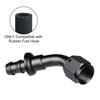 VehiMata 10AN 45 Degree Push Lock Fuel Hose Fitting End