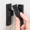 INIRET 90 Degree Flip Latch, Matte Black Zinc Alloy Right