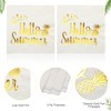 Outus 100 Pcs Cocktail Napkins Hello Summer Pineapple Paper Napkins