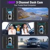 3 Channel 4K Dash Cam with 5GHz WiFi & APP