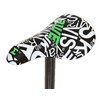 AWE® BMX Freestyle Saddle Black/White FREE SEAT POST