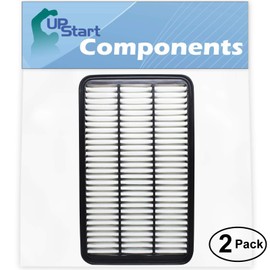 2-Pack Replacement Engine Air Filter 17801-03010, 17801-74060 for Toyota, Lexus - Compatible with 2000 Toyota Camry, 2001 Toyota Camry, 1999 Toyota Camry, 1998 Toyota Camry, 1997 Toyota Camry